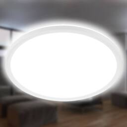 BRILONER White LED Ceiling Light Slim Neutral Lamp 22W 3000lm Hallway 420mm - thumbnail 9