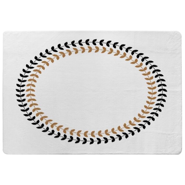 Benjamin Tate Design Greek Olive Tree Leaves Rug in Natural - Size: Large - image 1