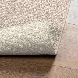 Berkfield Home Rug ZIZUR Cream 80x200 cm Jute Look Indoor & Outdoor - Size: Medium - thumbnail 7