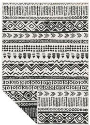 THE RUGS Reversible Outdoor Rugs in Aztec Design Duo Weave Collection in Black - Size: 160 cm x 230 cm - thumbnail 3