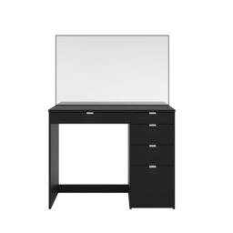 Birlea Ava 5 Drawer Dressing Table Black - thumbnail 2