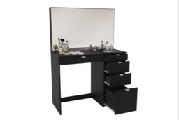 Birlea Ava 5 Drawer Dressing Table Black - thumbnail 5