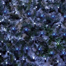 Samuel Alexander 1.7m x 1.2m 180 LED Premier Indoor Outdoor Multifunction Christmas Net Light with Timer in Blue & White - thumbnail 2
