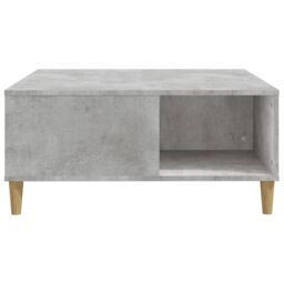 Berkfield Home Coffee Table Concrete Grey 80x80x36.5 cm Engineered Wood - thumbnail 6