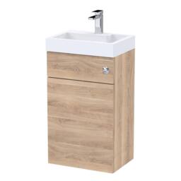 Balterley 500x330 2in1 Combi Unit-Inc Basin & Cist in Brown - thumbnail 1