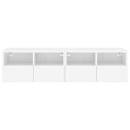 Berkfield Home TV Wall Cabinets 2 pcs White 60x30x30 cm Engineered Wood - Size: 60 x 30 x 30 cm - thumbnail 8