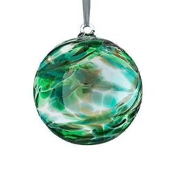 Sienna Glass Angel Orb - Archangel Raphael - Emerald - thumbnail 5