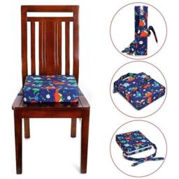 SPETLEK Highchair Pad Seat Cushion Removable Pad Dinosaur in Blue - Size: 100 cm x 190 cm - thumbnail 4