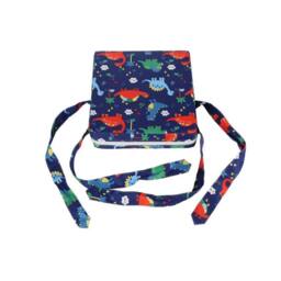 SPETLEK Highchair Pad Seat Cushion Removable Pad Dinosaur in Blue - Size: 100 cm x 190 cm - thumbnail 5