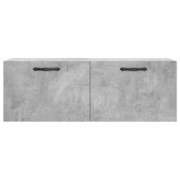 Berkfield Home Wall Cabinet Concrete Grey 100x36.5x35 cm Engineered Wood - thumbnail 5