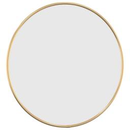 Berkfield Home Wall Mirror Gold √ò 40 cm Round - thumbnail 3