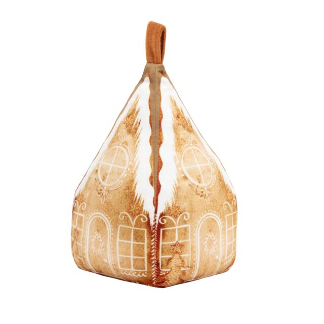 Furn Gretel Velvet Christmas Door Stop in Orange - image 1