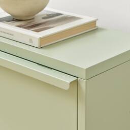 FurnitureboxUK Eira Metal Storage Shoe Cabinet in Green - thumbnail 5
