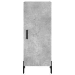 Berkfield Home Highboard Concrete Grey 34.5x34x180 cm Engineered Wood - thumbnail 6