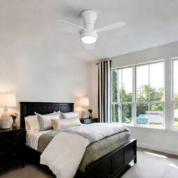 Harper Living Ceiling Fan Light with Remote, 40W 2100LM LED Dimmable Fan Lamp White - thumbnail 6