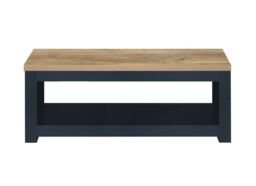 Birlea Coffee Table Highgate Rectangular Farmhouse Shabby Chic in Blue - thumbnail 4