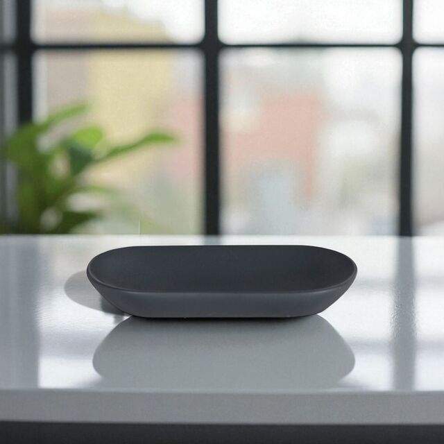 Showerdrape Alto Grey Soap Dish - image 1