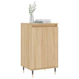 Berkfield Home Sideboard Sonoma Oak 40x35x70 cm Engineered Wood in Light Sand - Size: 40 x 35 x 70 cm - thumbnail 3