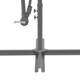 Berkfield Home Cantilever Umbrella with Aluminium Pole 300 cm Blue - thumbnail 5