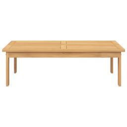 Berkfield Home Garden Table 100x60x30 cm Solid Wood Acacia in Brown - Size: 100 x 60 x 30 cm - thumbnail 3