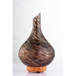 Sienna Glass Atomiser Aroma Diffuser Large Brown/Gold in Brown - thumbnail 2