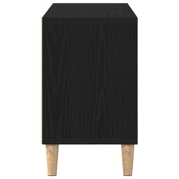 Berkfield Home Black Oak TV Cabinet - 69.5x30x50 cm, Made from Engineered Wood - Size: 69.5x30x50 cm - thumbnail 7