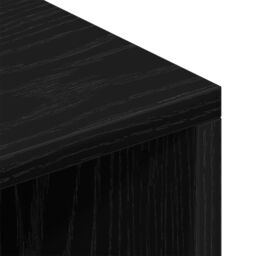 Berkfield Home Black Oak TV Cabinet - 69.5x30x50 cm, Made from Engineered Wood - Size: 69.5x30x50 cm - thumbnail 8