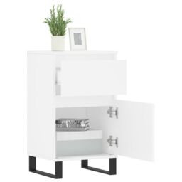 Berkfield Home Sideboard White 40x35x70 cm Engineered Wood - Size: 40 x 35 x 70 cm - thumbnail 4