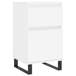 Berkfield Home Sideboard White 40x35x70 cm Engineered Wood - Size: 40 x 35 x 70 cm - thumbnail 2