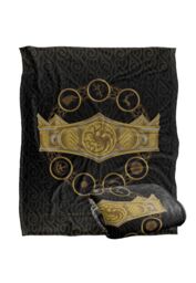 Warner Brothers House Of The Dragon Officially Licensed Silky Touch Super Soft Throw Blanket 152 x 127 cm in White - thumbnail 2