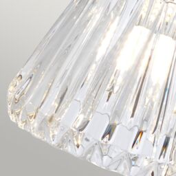 Netlighting Keynes 2 Light Wall Light Polished Chrome IP44 in Grey - thumbnail 5