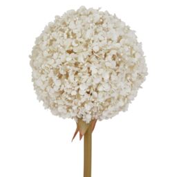 Hill Interiors The Natural Garden Collection Allium Artificial Flower in White - thumbnail 2