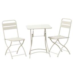 Artemis Home Colourways Vibrant Folding Patio or Balcony Set in Beige - thumbnail 4