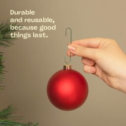 Christmas Village Christmas Bauble Hooks Set of 200 - Green - thumbnail 6