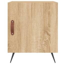 Berkfield Home Bedside Cabinets 2 pcs Sonoma Oak 40x40x50 cm Engineered Wood in Brown - Size: 40 x 40 x 50 cm - thumbnail 6