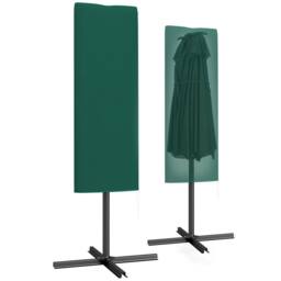 OUTSUNNY Garden Parasol Cover for 2-4.6m Umbrella Protector, Dark Green - thumbnail 2