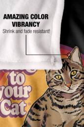 Steven Rhodes Talk To Your Cat Silky Touch Super Soft Throw Blanket - Size: Small - thumbnail 5