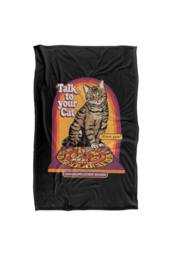Steven Rhodes Talk To Your Cat Silky Touch Super Soft Throw Blanket - Size: Small - thumbnail 1