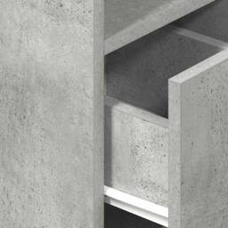 Berkfield Home Durable Bedside Cabinet with Drawer Concrete Grey 25x31x66 cm - Size: 25 x 31 x 66 cm - thumbnail 8