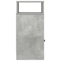 Berkfield Home Durable Bedside Cabinet with Drawer Concrete Grey 25x31x66 cm - Size: 25 x 31 x 66 cm - thumbnail 6