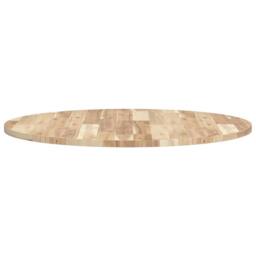 Berkfield Home Table Top Round √ò80x2 cm Solid Wood Acacia in Brown - Size: 80x2 cm - thumbnail 6