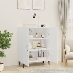 Berkfield Home Sideboard White 70x34x90 cm Engineered Wood - Size: 70 x 34 x 90 cm - thumbnail 6