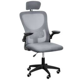 Kelvenix High Back Ergonomic Office Chair in Grey - Size: 0.6m2 - thumbnail 1