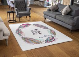 Benjamin Tate Design Follow Your Heart Rug in Natural - Size: Large - thumbnail 2
