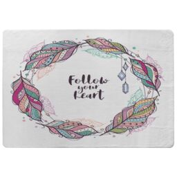 Benjamin Tate Design Follow Your Heart Rug in Natural - Size: Large - thumbnail 1