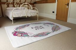 Benjamin Tate Design Follow Your Heart Rug in Natural - Size: Large - thumbnail 3