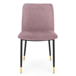 Cheshire Celeste Premium Dusky Pink Dining Chairs - Set of 2 in Dusty Pink - thumbnail 3