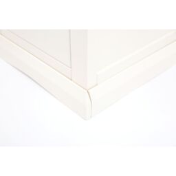 Cabinet Bits Castelli 4 Drawer Chest of Drawers Chrome Knob in Off-White - thumbnail 5