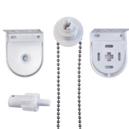 Furnished Roller Blind Repair Kit - All Metal 25mm in White - thumbnail 3