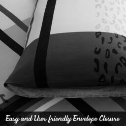 Grace Premium Duvet Cover Set Brushed Microfiber With Zipper Closure - Size: King - thumbnail 6